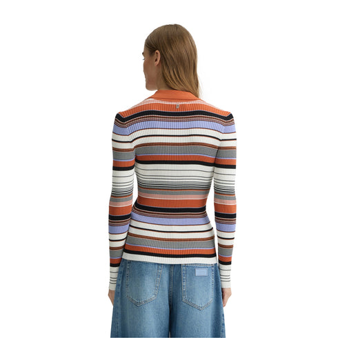 Liu Jo Cardigan Cardigan Donna a righe con colletto S - Francavilla Moda